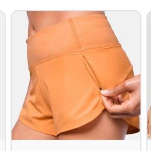 OUTDOOR VOICES HUDSON SHORTS! Small, 2.5” inseam. Orange.